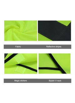 NIBEMINENT Reflective Safety Vest Green/Grey  - Image 3