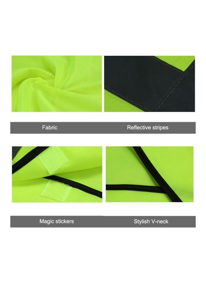 NIBEMINENT Reflective Safety Vest Green/Grey  - Image 3