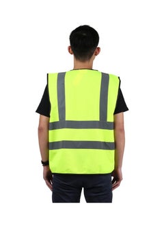 NIBEMINENT Reflective Safety Vest Green/Grey  - Image 4