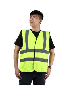 NIBEMINENT Reflective Safety Vest Green/Grey  - Image 5