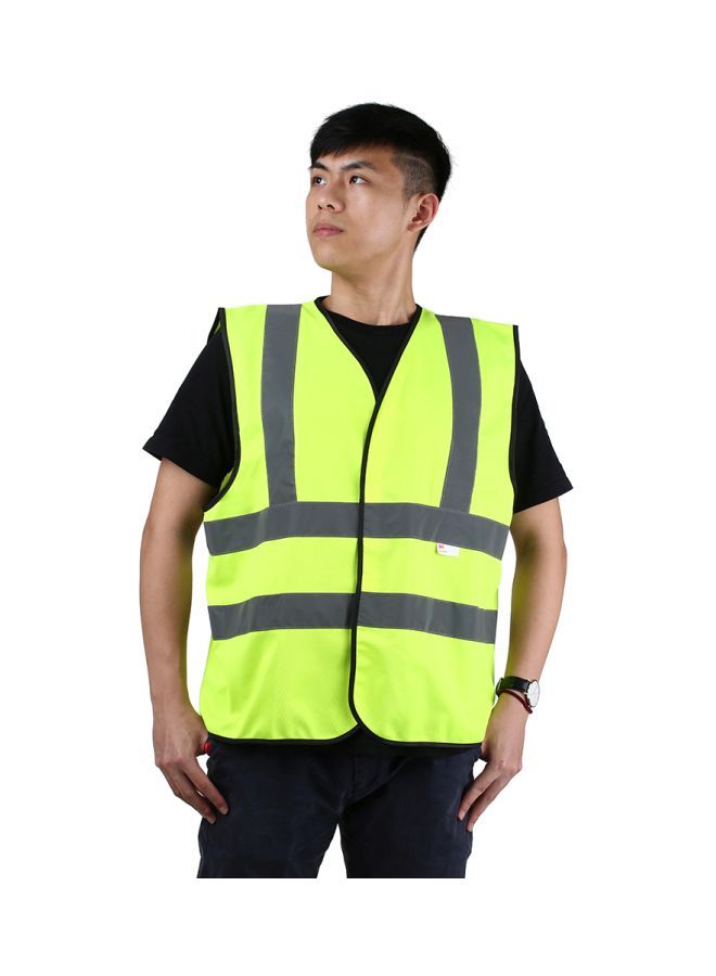 NIBEMINENT Reflective Safety Vest Green/Grey  - Image 5