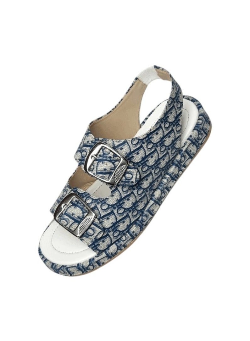 Modern Women's Sandals – Padded Faux Leather with Comfortable Sole - Image 1
