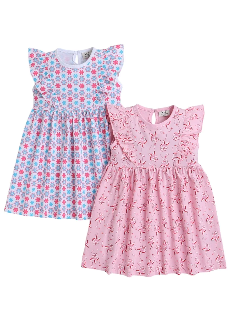 victor and jane Floral Sleeveless Dress