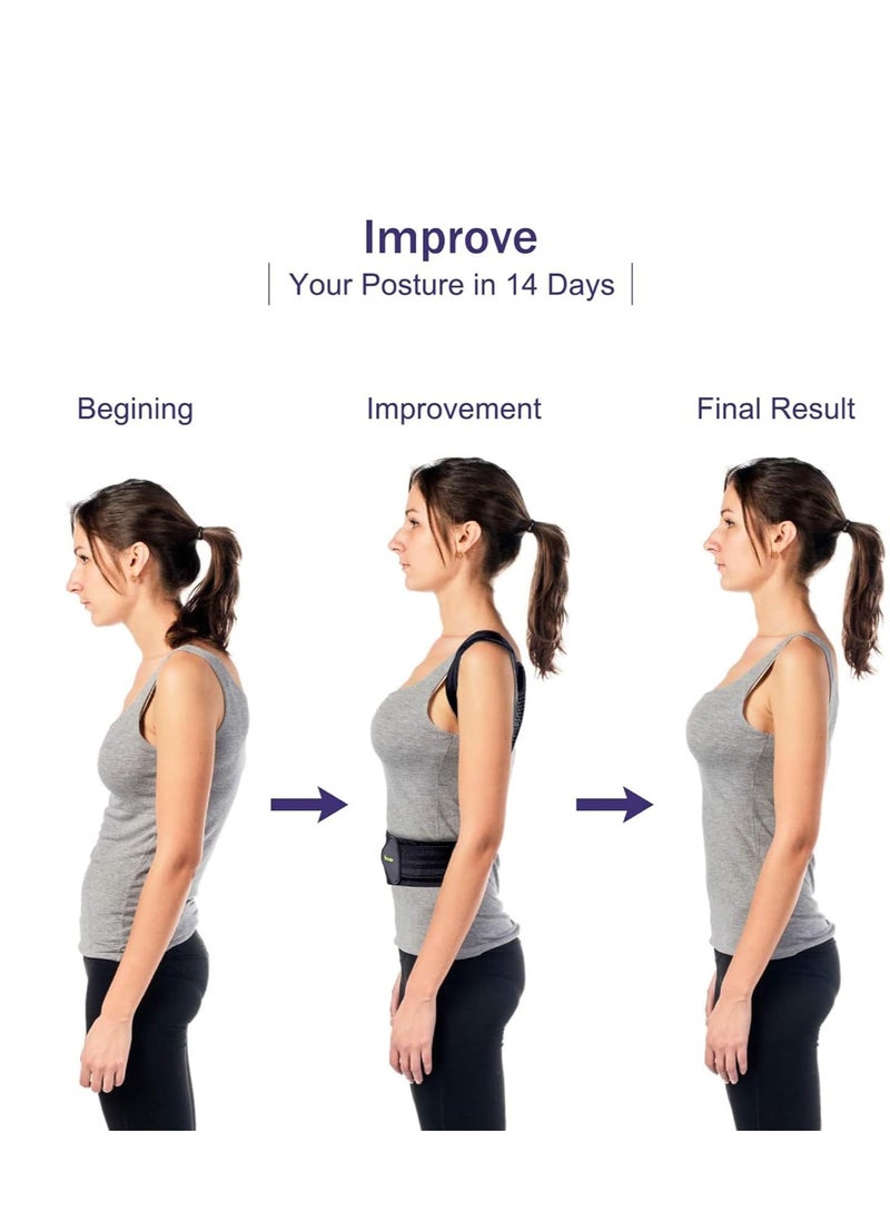 SYOSI - Back Brace And Posture Corrector Support Correction Of Scoliosis Hunchback Used To Improve X-Large Waist 27-33 Inch - Image 1