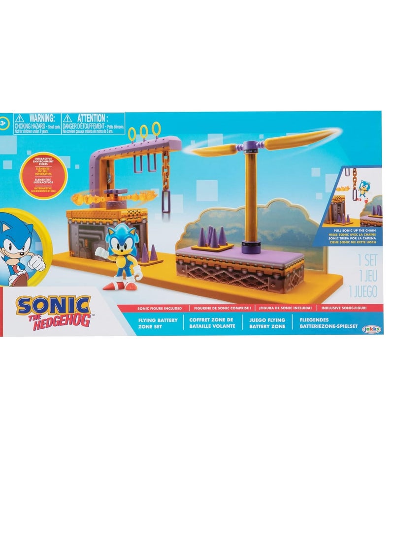 Jakk Pacific Sonic the Hedgehog Flying Battery Zone Playset - Image 1