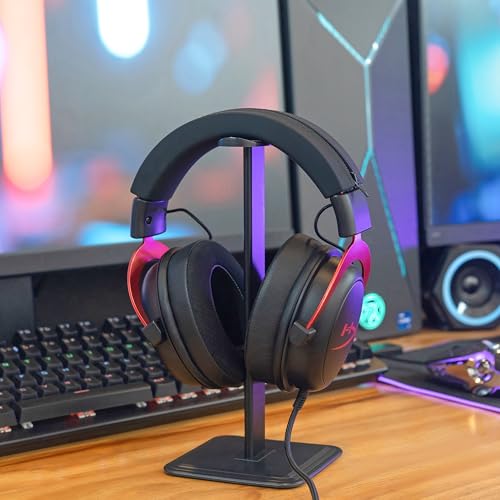 WC BandZ Cloud - Silicone Headband Cover for HyperX Cloud Series Headphones by Wicked Cushions | Enhanced Comfort, Style, & Sweat Protection | Exclusively for HyperX Cloud Series | Black - Image 3