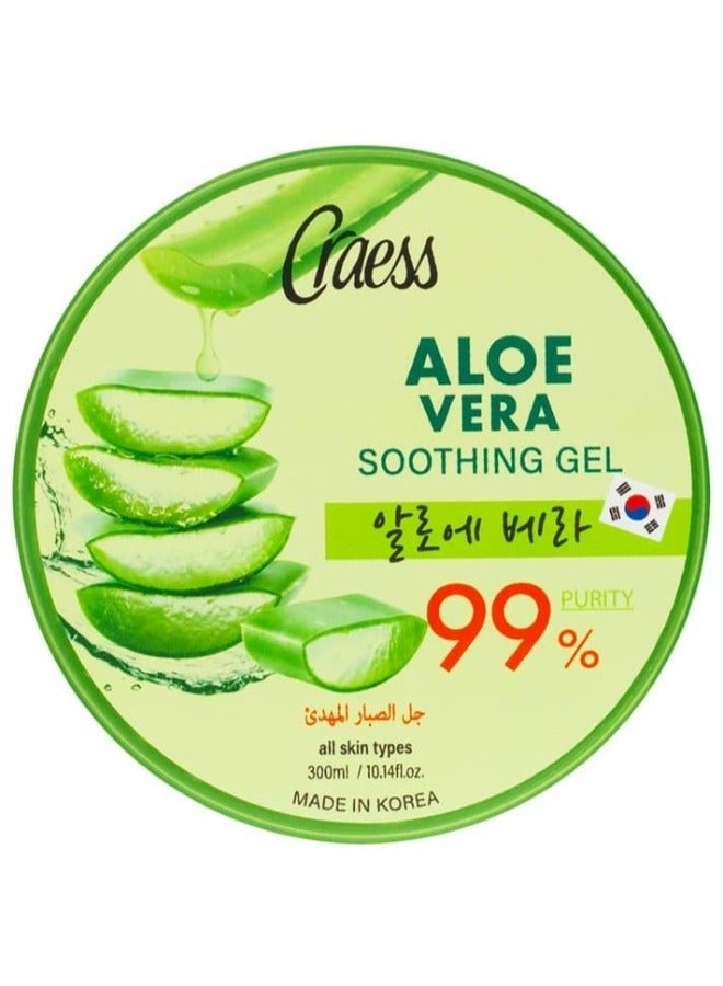 Craess Aloe Soothing Gel for Skin 300 ml - Image 1