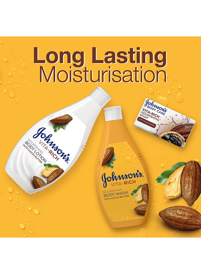 Johnson's Vita Rich Nourishing Body Lotion With Cocoa Butter 400ml - Image 2