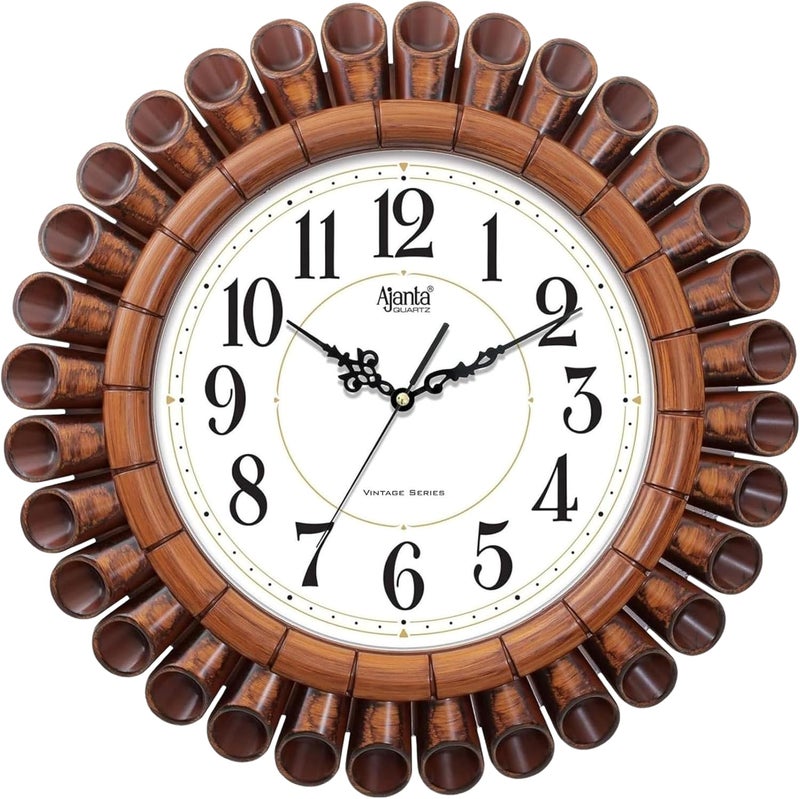 Ajanta Wall Clock 15.7 Inches Vintage Wall Clock for Bedroom, Hall, Office and Drawing Room - Image 1