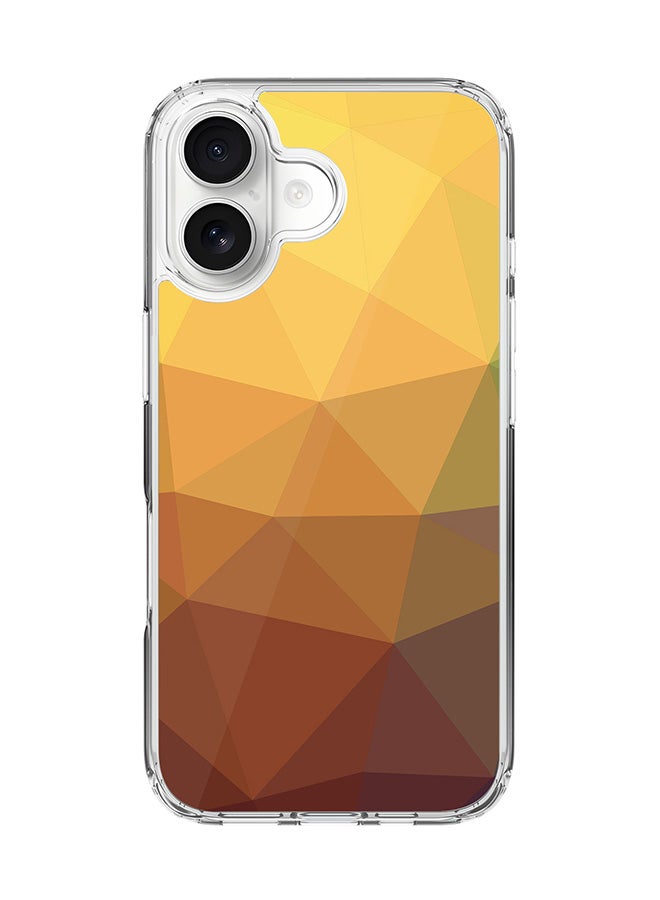 Stylizedd Classic Clear MagSafe Case for iPhone 17 , Hybrid Soft Case Flexible Edges Anti Drop TPU PC Gel Thin Transparent Cover [ Designed for iPhone 17 ] - Golden Nugget Full Print
