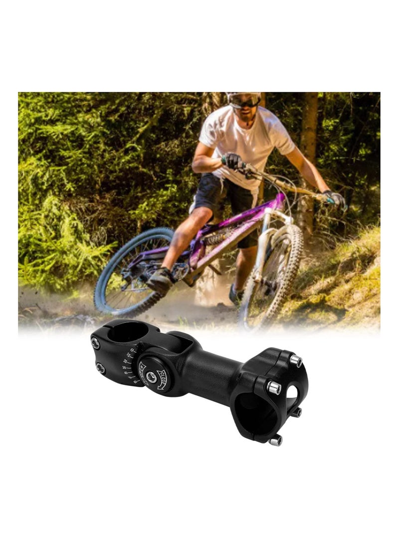 SYOSI - 31.8mm Mtb Bike Bicycle Stem, 110mm -60~60 Degree Adjustable, Light Weight, Bike Handlebar Stem Riser for Bicycle, Road Bike, Mtb, Bmx, Cycling, Reduce the Riding Load, Ride Easily(1 Pack) - Image 1