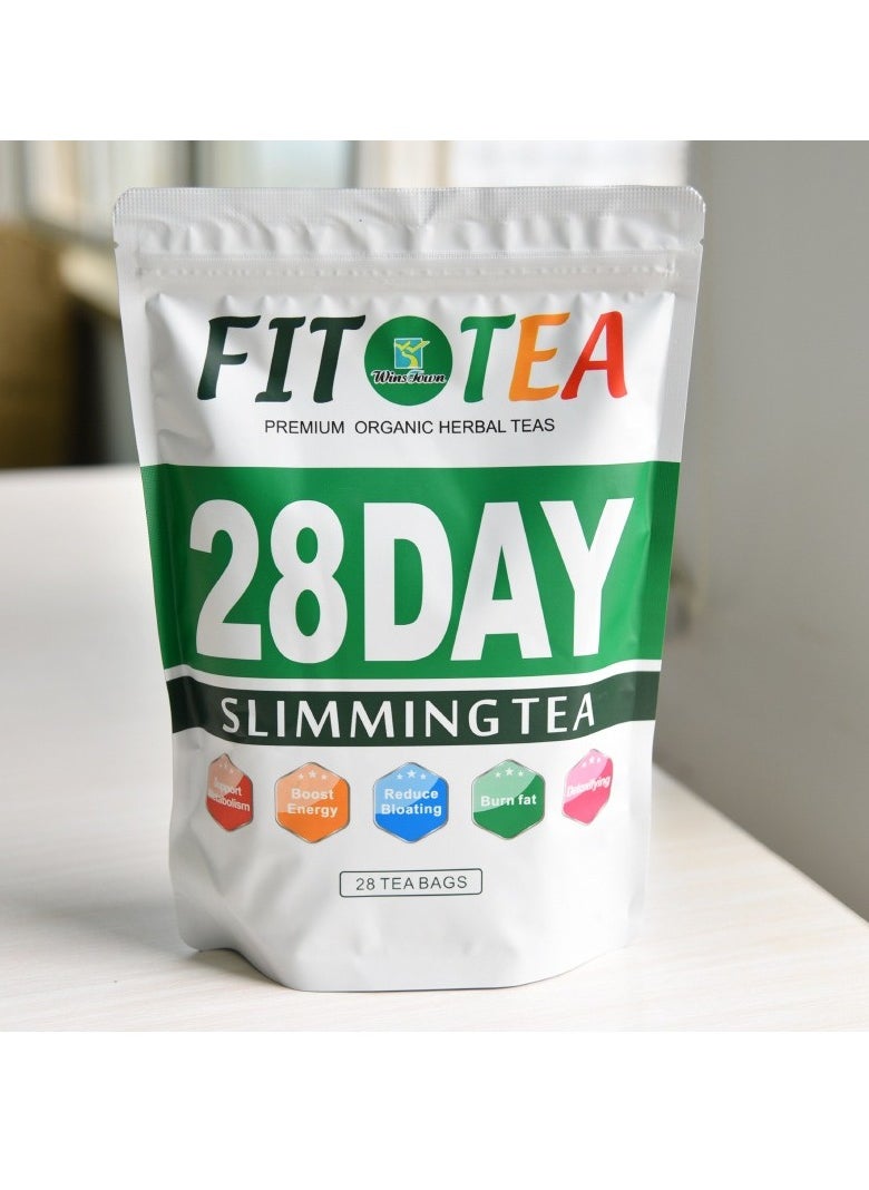 Winstown - Slimming Tea, Herbal Detox 28 Days Slimming Tea, Easy To Carry Fat Burning Detox Tea Bags, Moisture Proof Weight Loss Tea For Burning Belly Fat And Weight Loss Management - Image 1
