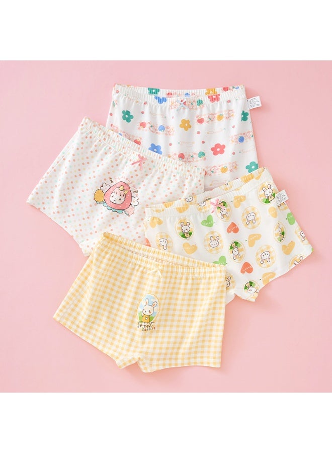 KUYING New Comfortable Skin friendly Breathable Underwear Set 0f 4