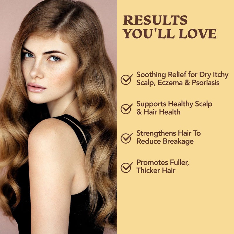 Green Leaf Naturals Eczema & Psoriasis Shampoo & Conditioner Set For Men & Women (2 Pack)-Aloe Vera & Manuka Honey for Gentle Itchy, Dry Scalp Treatment-Dandruff, Seborrheic Dermatitis, Sulfate-Free, Hypoallergenic 8oz - Image 2