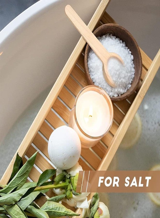 MVM Enterprise 6 PCSWooden Spoons Round Wooden Spoons Small Kitchen Spoon Wooden Seasoning Spoon Teaspoon Versatile Wooden Spoon for Salt Coffee Seasoning Sugar (Round) - Image 3