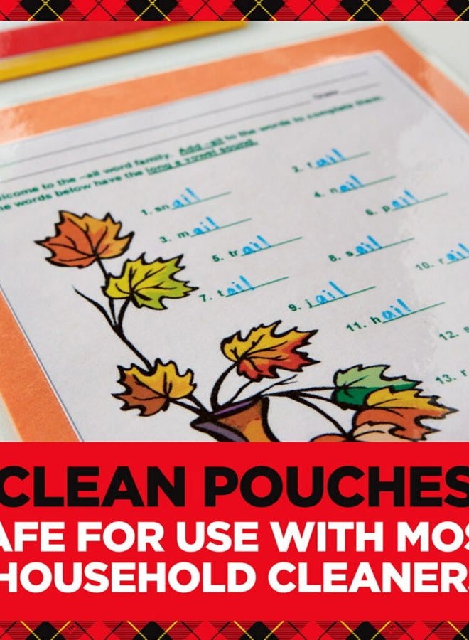 Scotch  Thermal Laminating Pouches, 100 Count, Clear, 5 mil., Laminate Business Cards, Banners and Essays, Ideal Office or School Supplies, Fits Photo Sized (4.3 in. × 6.3 in.) Paper - Image 5