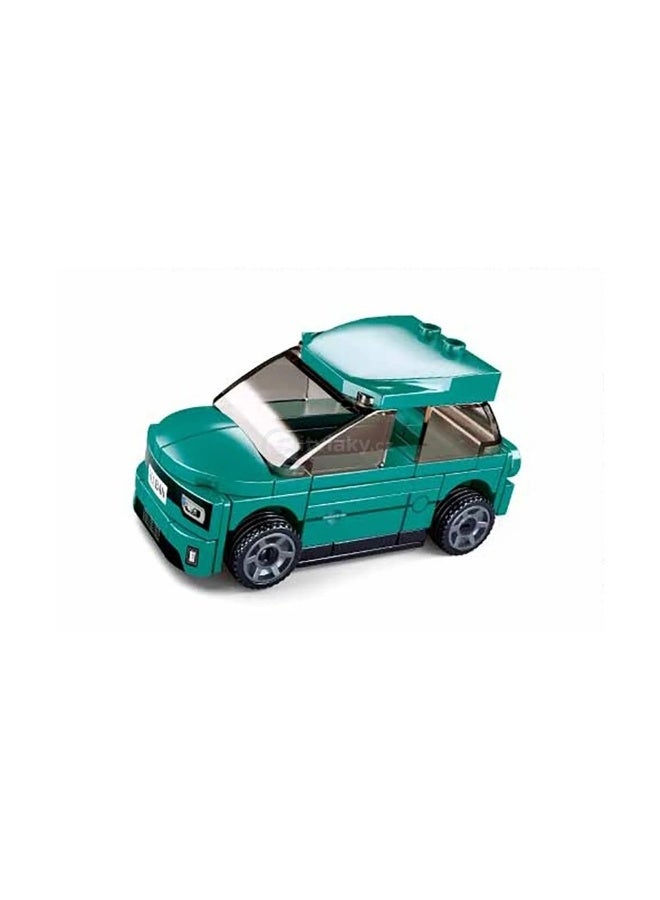 Sluban Sluban - Power Bricks Cyan Electric Vehicle Model 3 57 Pieces - M38-B1067C  - Image 2
