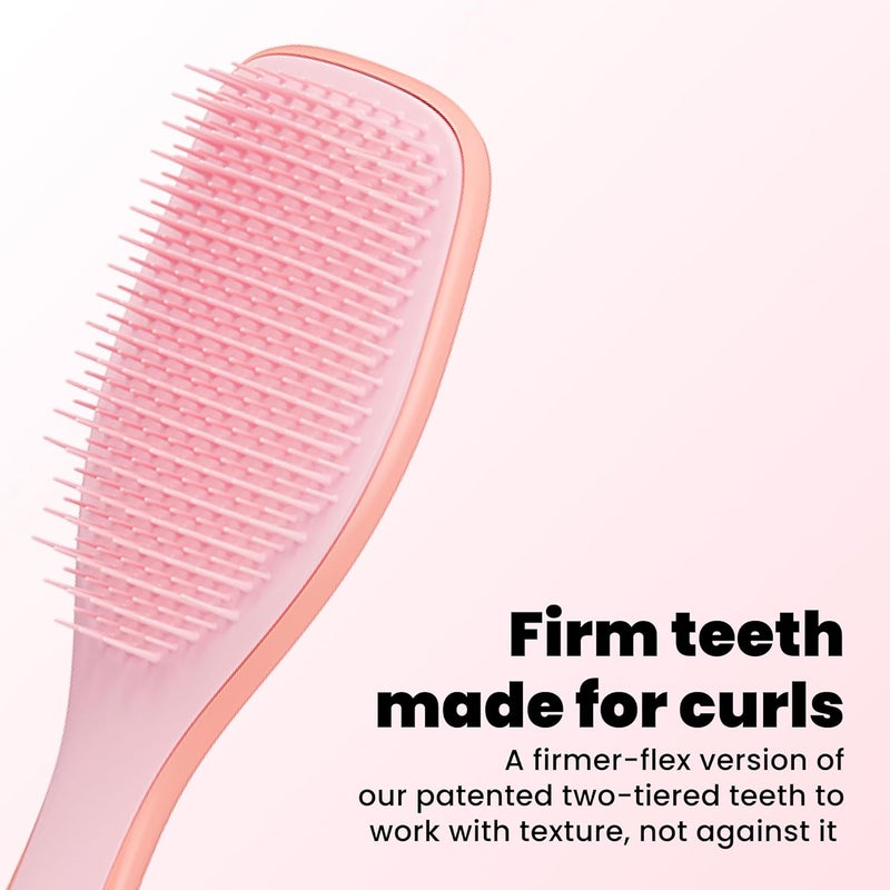 TANGLE TEEZER Multiple options | The Naturally Curly Wet Detangler Hairbrush for 3C to 4C Hair | Reduces Frizz | Mango & Pink Consistent single item quality - Image 2