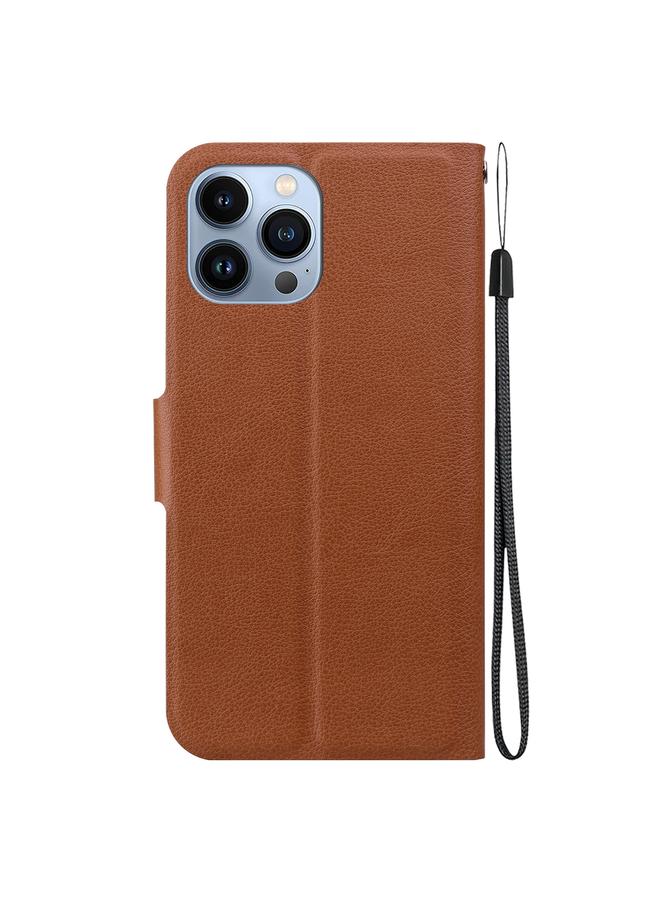S-TOP Case For iPhone 13 Pro Max Ultra-thin Voltage Magnetic Buckle Leather Phone Case - Image 3
