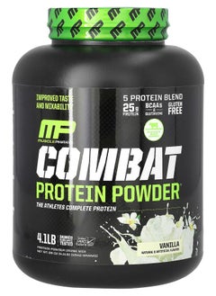 MusclePharm Combat Protein Powder Vanilla 4.1 lb (1842 g) 