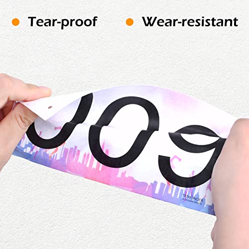 TRIWONDER Tyvek Running Bib Competitor Numbers with Safety Pins, Running Numbers Paper Tags for Marathon Races (Colorful - Numbers 001-200) - Image 3