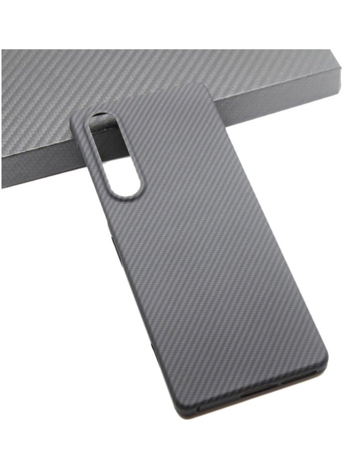general Carbon Fiber Case Compatible with Sony Xperia 1 VI Matte Slim Thin Hard Phone Back Cover For Xperia 1Vi 5G Aramid Shell Bumper - Image 1
