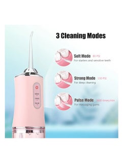 Mouth Washing Machine Powerful Portable Irrigator Dental Water Jet 3 Modes USB Rechargeable 4 Jet for Teeth  Cleaning Health
