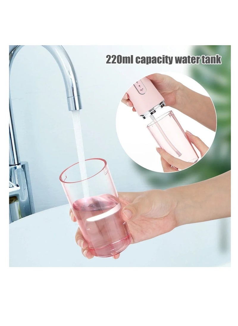 Generic - Mouth Washing Machine Powerful Portable Irrigator Dental Water Jet 3 Modes USB Rechargeable 4 Jet for Teeth  Cleaning Health - Image 1