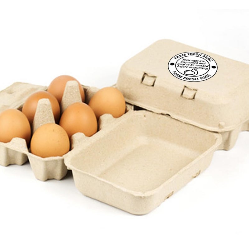 Besttile 2 Inch Farm Fresh Eggs Carton Labels Farm Fresh Egg Unwashed Stickers Egg Handling Labels Self Adhesive Egg Packaging Stickers for Chicken,Quail,Egg Packaging Stickers,500 Pcs Per Pack - Image 5