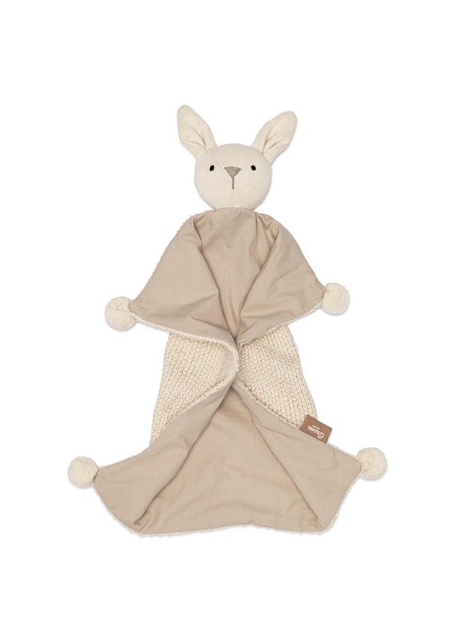 Crane BABY Crane Ollie The Bunny Lovey: 100% Organic Cotton Security Blanket - Image 1