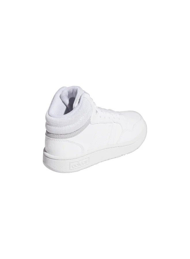 adidas Originals Hoops 3.0 Mid K White Basketball Shoes 7-K