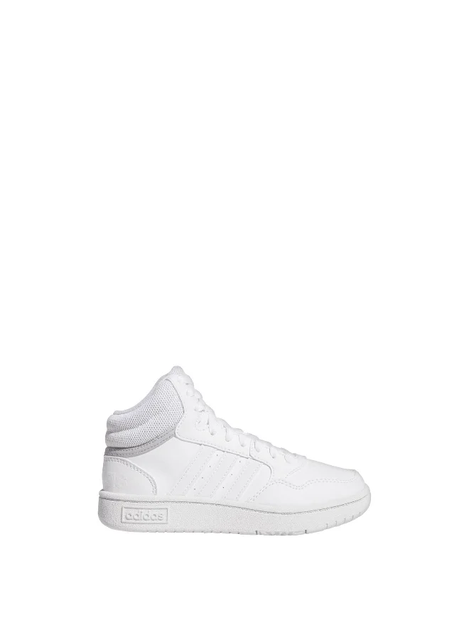 Adidas adidas Hoops 3.0 Mid K White Basketball Shoes 7-K