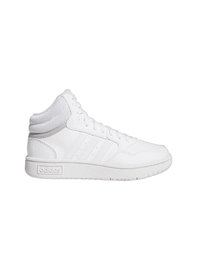 Adidas adidas Hoops 3.0 Mid K White Basketball Shoes 7-K