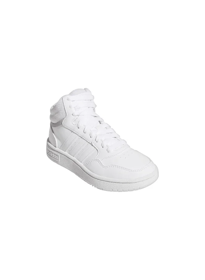 adidas Originals Hoops 3.0 Mid K White Basketball Shoes 7-K