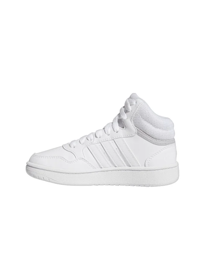 adidas Originals Hoops 3.0 Mid K White Basketball Shoes 7-K