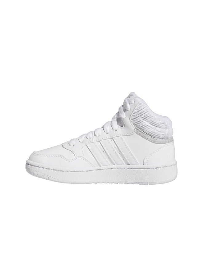 اديداس اوريجينالز Hoops 3.0 Mid K White سنيكرز كرة سلة  - Image 5