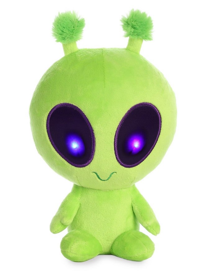 Aurora® Interstellar Galactic Cuties™ Twitch Light Up Alien Stuffed Animal - Cosmic Companions - Illuminating Fun - Green 8 Inches - Image 1