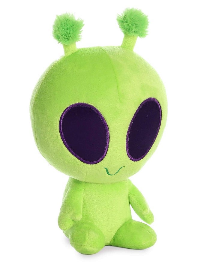 Aurora® Interstellar Galactic Cuties™ Twitch Light Up Alien Stuffed Animal - Cosmic Companions - Illuminating Fun - Green 8 Inches - Image 4