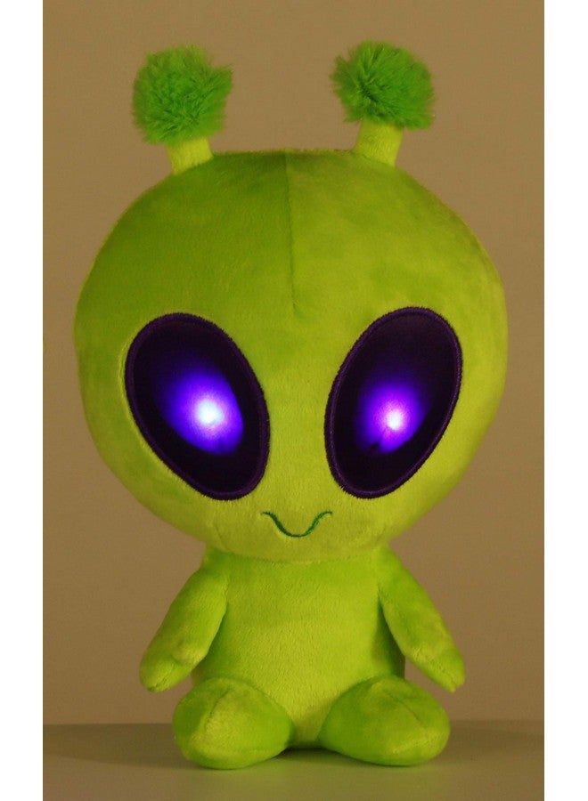 Aurora® Interstellar Galactic Cuties™ Twitch Light Up Alien Stuffed Animal - Cosmic Companions - Illuminating Fun - Green 8 Inches - Image 5