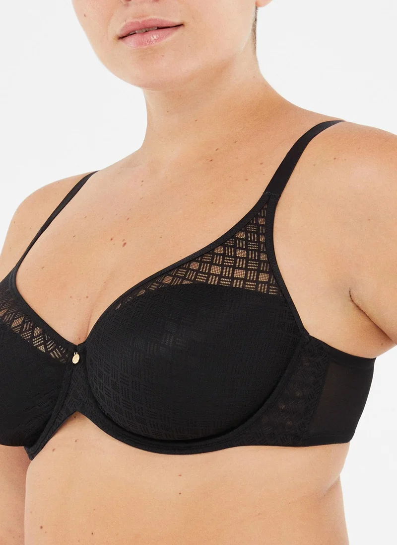 dagi Minimizer Bra %100 Cotton Non Padded Wired Fixed Strap Underwear
