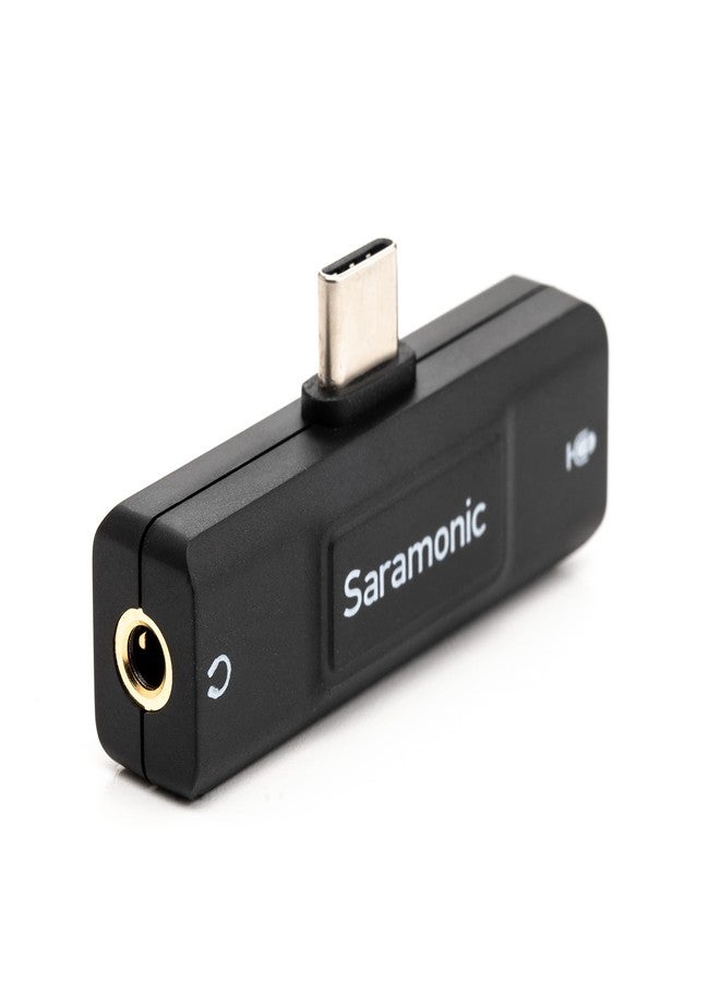 Saramonic USB-C Audio Interface with 3.5mm TRS or TRRS Mic Input, 3.5mm Headphone Out & Mute for Android Devices, Computers, iOS, & much more (SR-EA2U) - Image 2