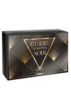 GUESS Seductive Noir Set Edt 75ml +15ml +bl 100ml + Pouch  - Image 3