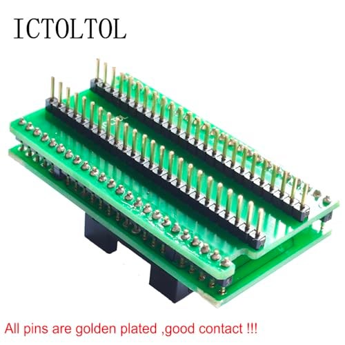 ICTOLTOL TSOP48 to DIP48 Socket Adapter nand nor Flash eeprom mcu for USB Programmer Circuit Boards - Image 3