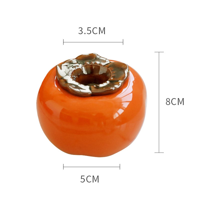 1PC Desktop Hydroponic Vase Decoration Lifelike Hydroponic Persimmon Vase - Image 2