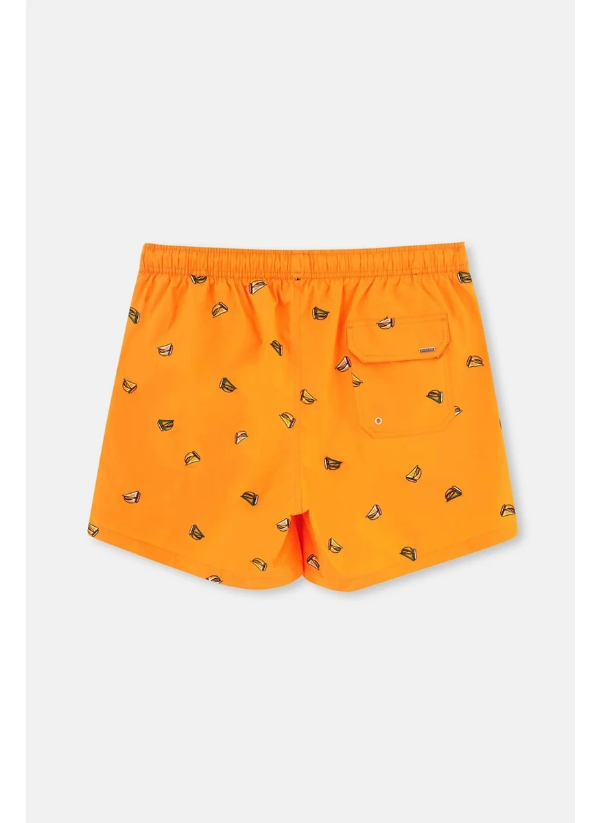 dagi Orange Sailing Embroidered Short Shorts