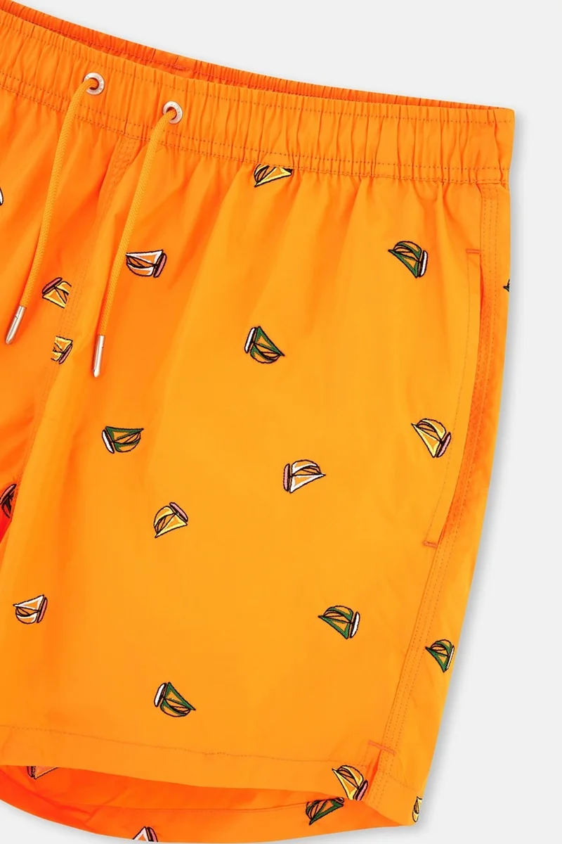 dagi Orange Sailing Embroidered Short Shorts