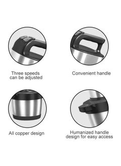 sokany Stainless Steel Meat and Vegetable Chopper and Mincer 3 Speeds 6.5L 1500W SK-7033, Multicolor  - Image 2