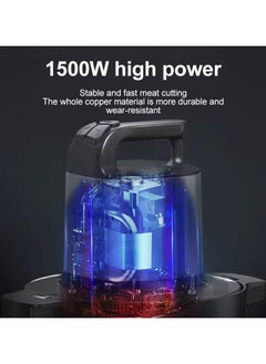 sokany Stainless Steel Meat and Vegetable Chopper and Mincer 3 Speeds 6.5L 1500W SK-7033, Multicolor  - Image 4