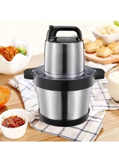 sokany Stainless Steel Meat and Vegetable Chopper and Mincer 3 Speeds 6.5L 1500W SK-7033, Multicolor  - Image 1