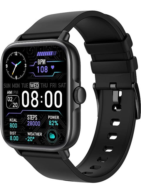 Parsonver Smart Watch (Answer/Make Calls), 1.7” Fitness Tracker Watch with Bluetooth Dial Calls/Heart Rate/Sleep Monitor/Pedometer, IP68 Waterproof Watch for Android Phones and iPhone for Women